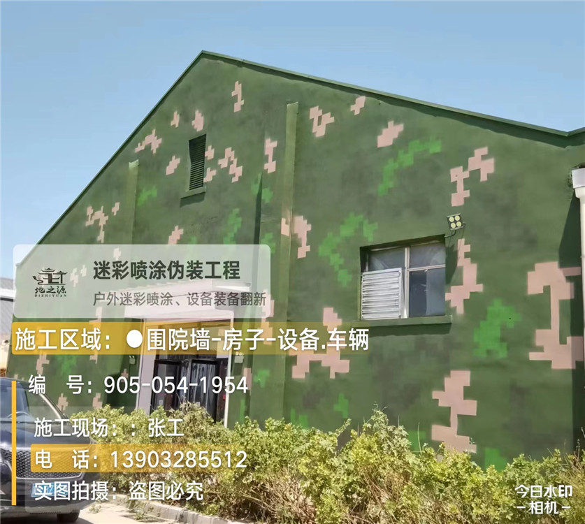 九江外墙数码迷彩漆施工报价清单(100㎡标准墙面测算)