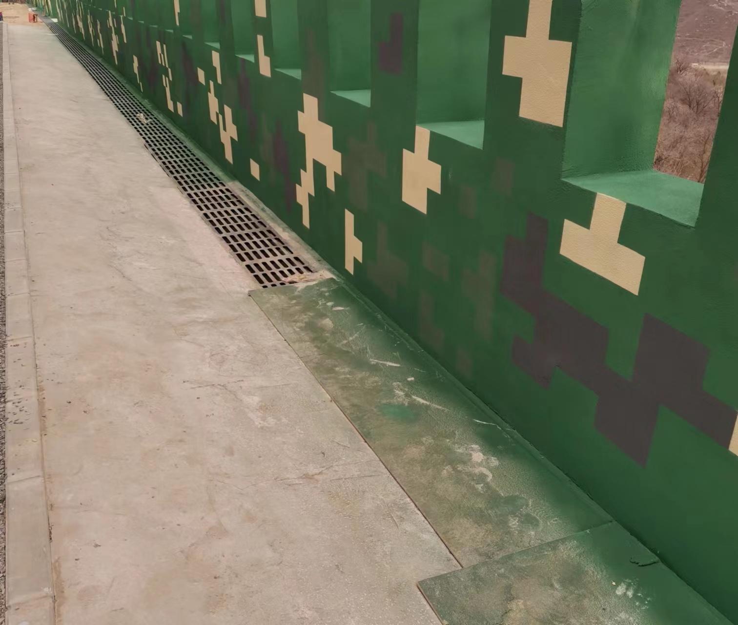 九江围墙迷彩喷涂,数迷彩漆